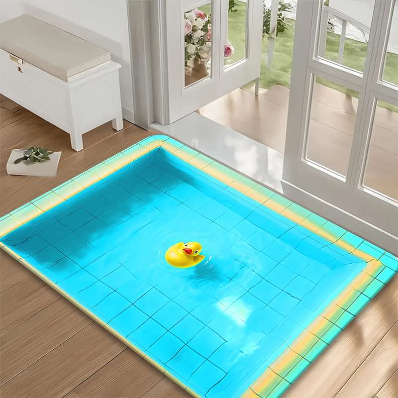 1Pc 23.6x35.4inch 60x90cm Floor Mat