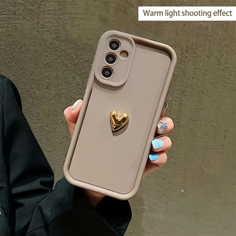 1pc A Brown For Samsung Galaxy A52 Phone Cases