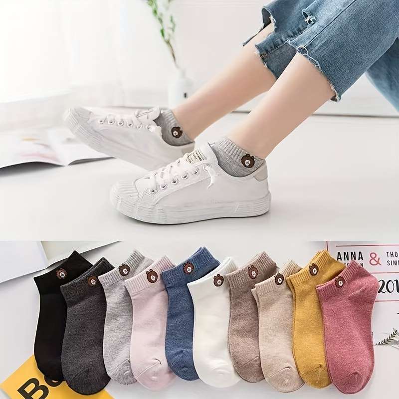 10 Pairs Colors Mixed One Size High Elastic Socks