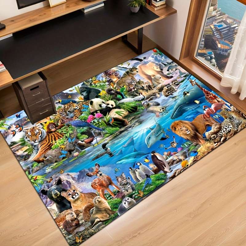 1Pc 47.24x62.99inch 120x160cm Floor Mat