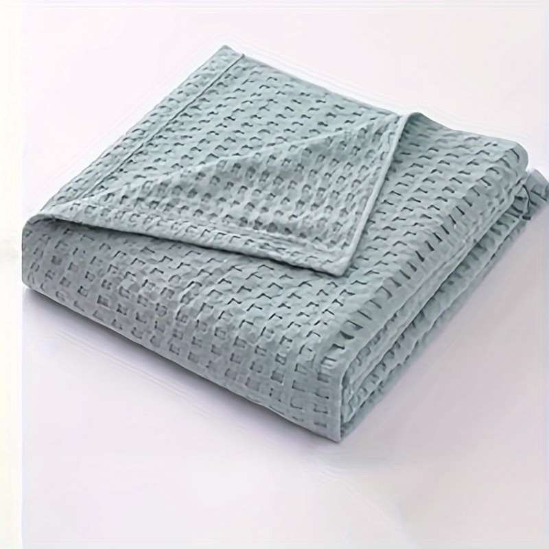 1ps Blanket Color Dark Gray Square Grid size 100x150cm