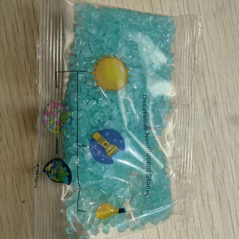 1000pcs Resin Luminous Pebbles