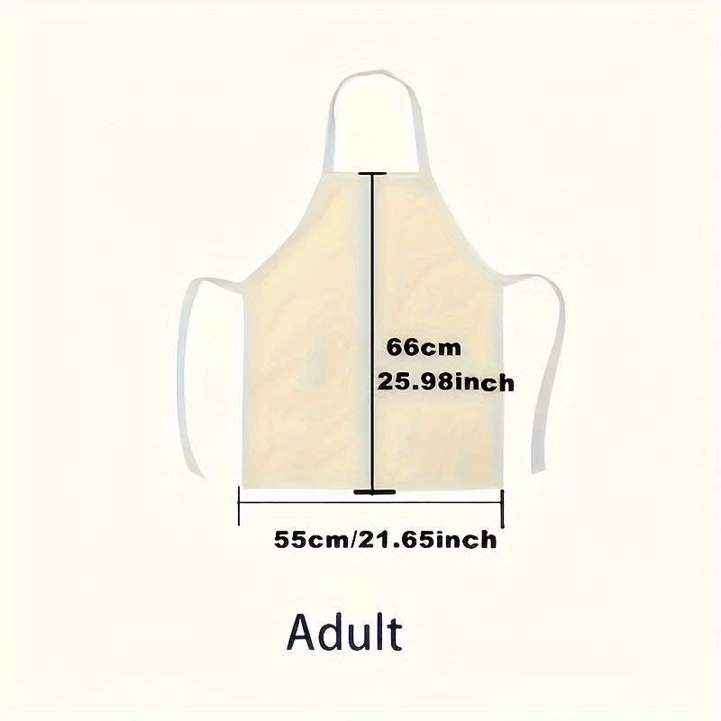 1PC Linen Apron with Charming Rooster Print Perfect for Home Restaurant or Cafe Durable