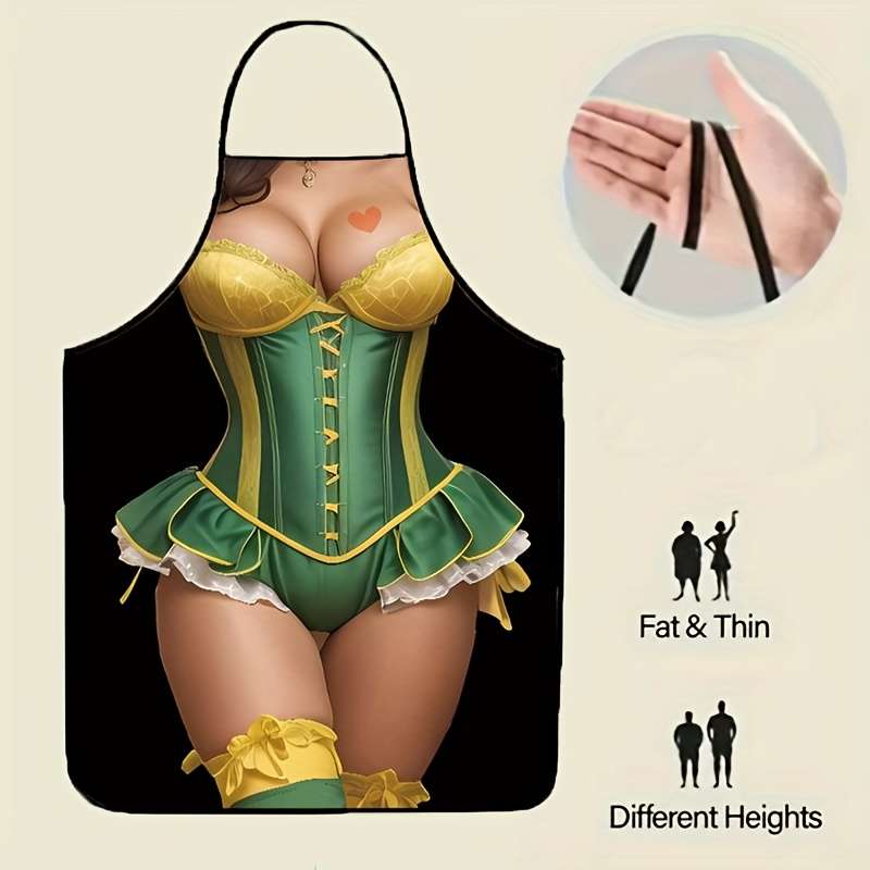 1 x Fashion Sexy Green Lace Dress