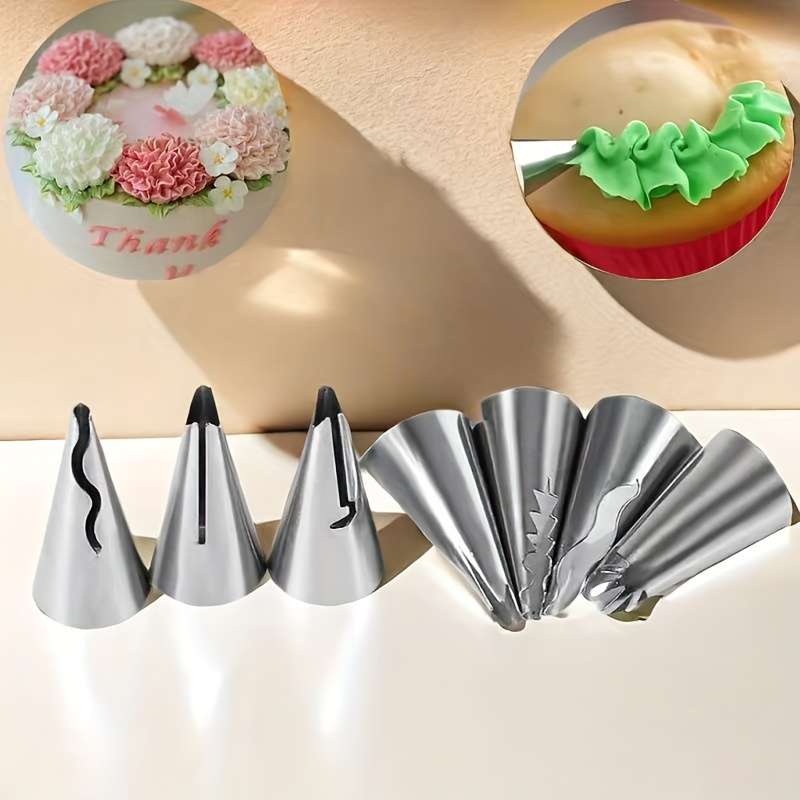 7pcs Stainless Steel Cutlery Set Playful Patterns Polka Dots Food-Safe Dinnerware Ideal