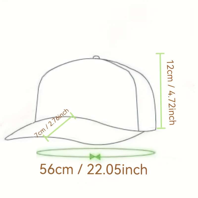 1pc A Hip-Hop Embroidered Flat-Brim Hat Perfect for Outdoor Travel And Sports an Ideal Gift.