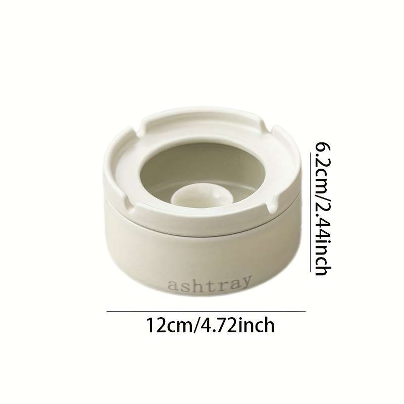 1pc Creative Ashtray European Simple Ashtray Ceramic Style Personality Living Room High-end Ornamen