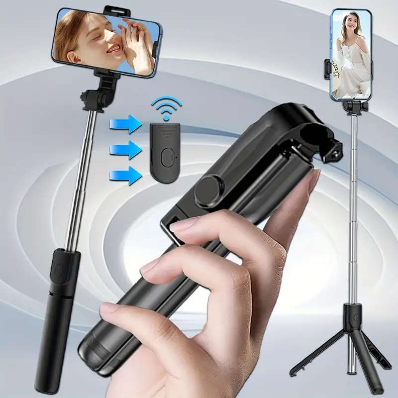 Integrated Selfie Stick Tripod