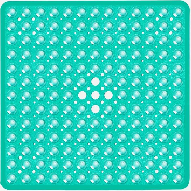 1Pc Light Blue 53x53cm Floor Mat
