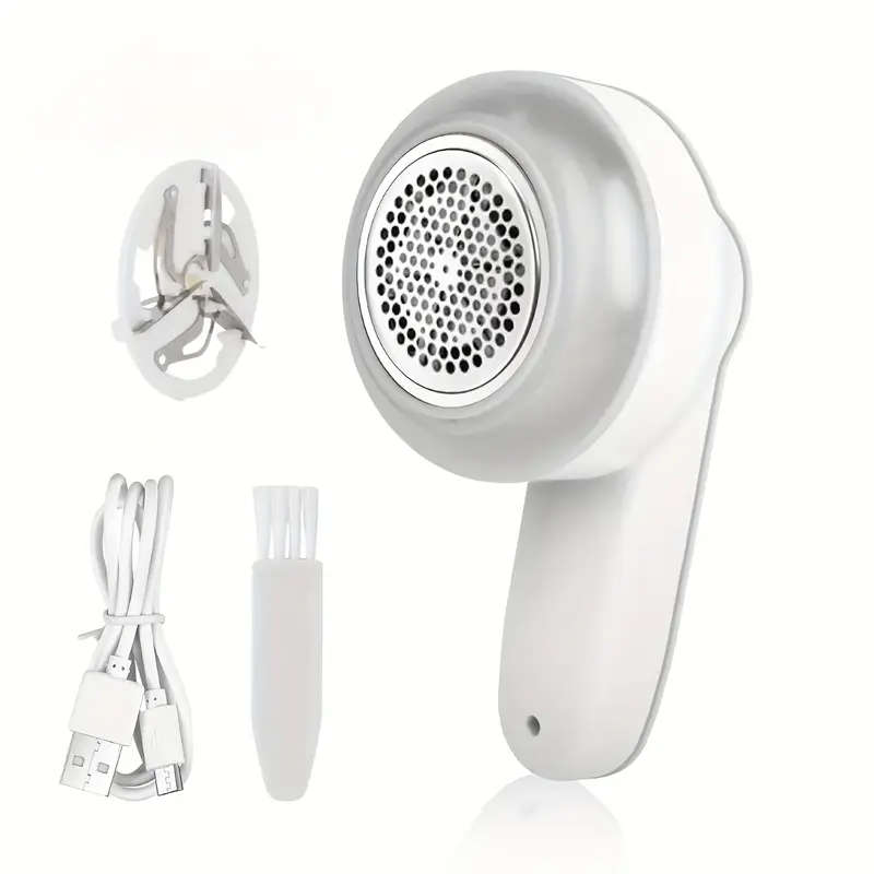USB Rechargeable Hair Remover with Cleaning Brush