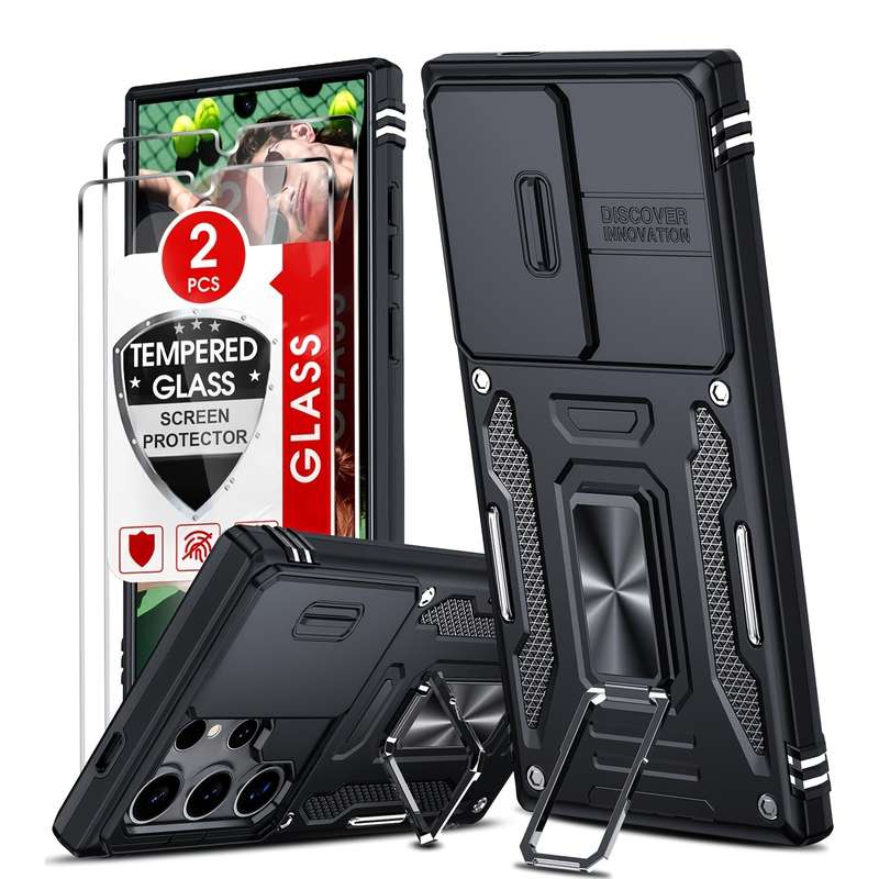 1pc Black For Samsung Galaxy S24 Ultra Phone Cases