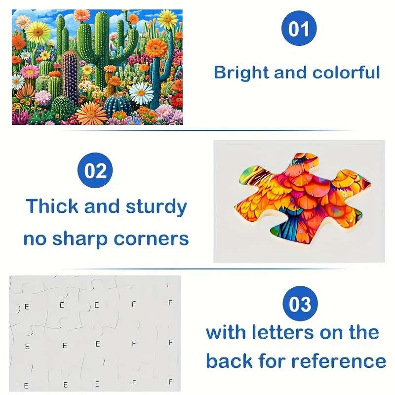 1000pcs Vibrant Deep Blue Octopus Jigsaw Puzzle Scratch-Resistant Advanced Skill L