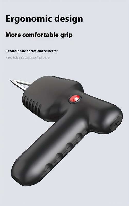 1pc Portable USB Rechargeable Electric Poultry Plucker Dual Motor High-Power Handheld Feather Rem