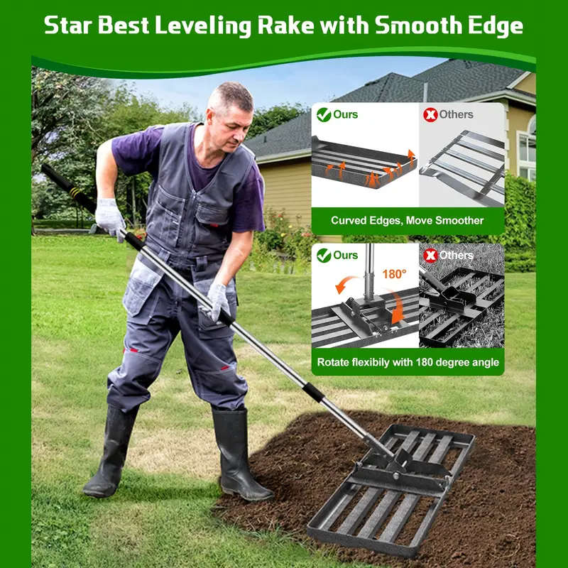 Professional Lawn Rake