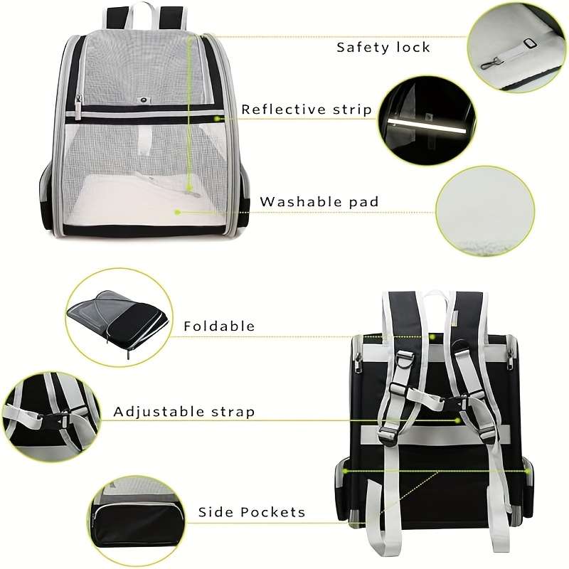 1pc Black Pet Bag
