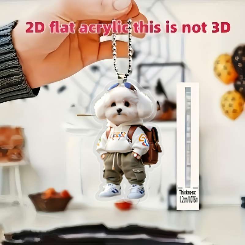1pc 2D Flat -printed wall decorations not 3D KuGou acrylic Perfectly suitable for car mirrors k