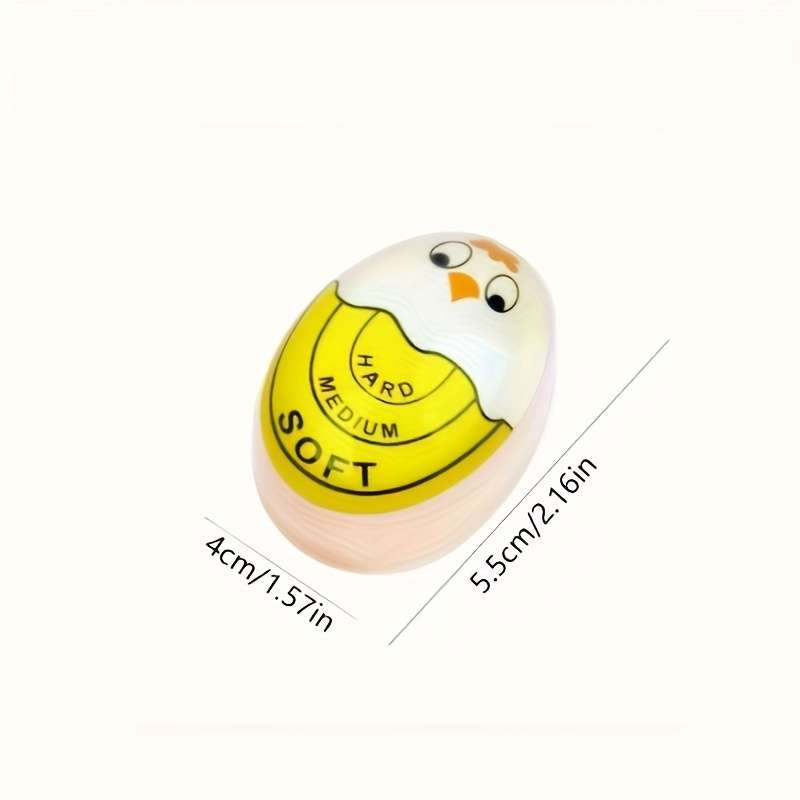 1pc Color-Changing Boiling Egg Timer Reusable Heat-Sensitive Kitchen Tool for Pe
