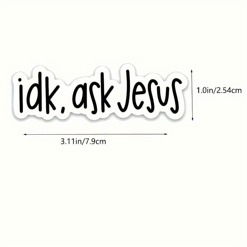 4pcs  Jesus Christian Themed Stickers
