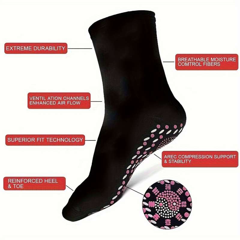 1Pairs Sock Black  One Size