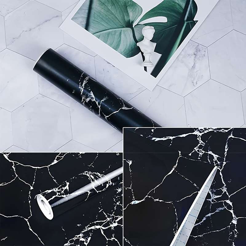 1PC Wall StickersRhineStOne Black40x100cm