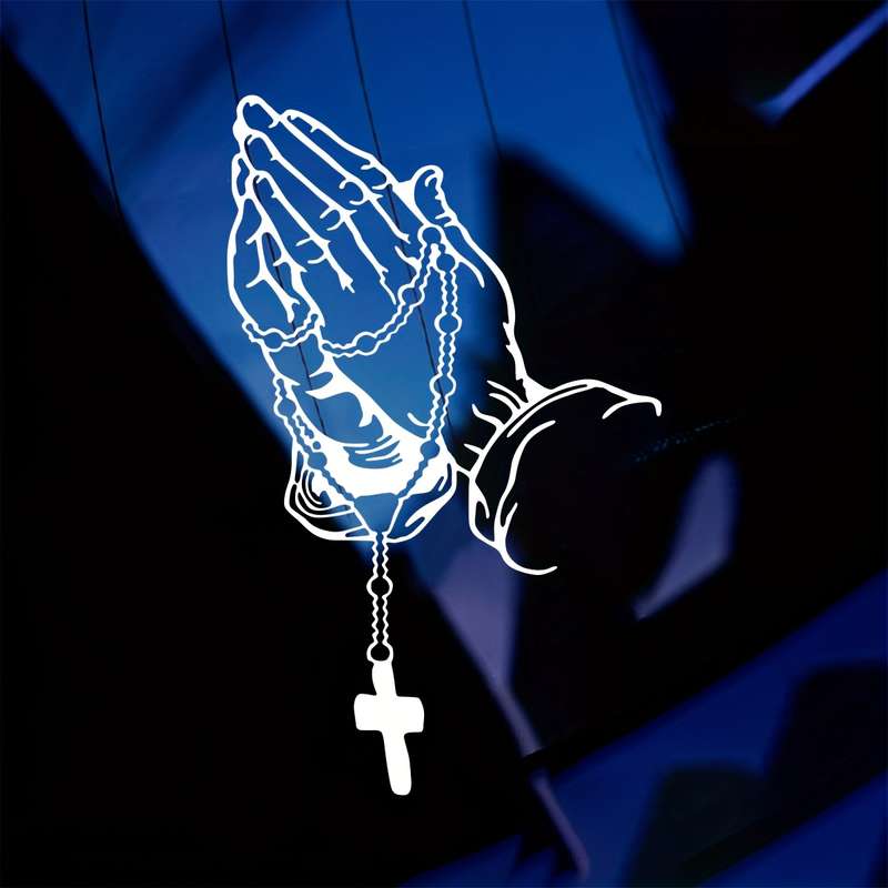 1pc Red Jesus Christian Themed Stickers