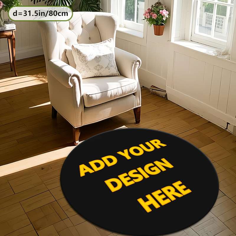1Pc 31.5x31.5inch 80x80cm Floor Mat