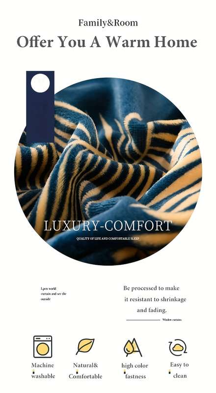 1ps Blanket Size 200X230Cm Style Golden Leaves