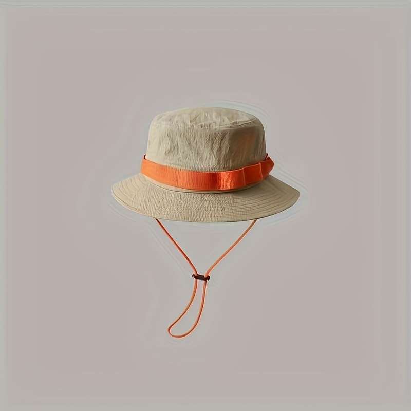 1pc The same outdoor adventure camping hat for men and women color block theme beautiful and prac