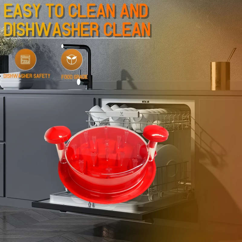 1Pc Manual Food Chopper And Cutter Easy Twist Shred And Dice Color Sent Randomly