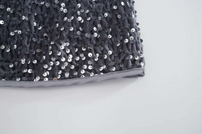 Girls Summer Sequined A-Line Skirt Suitable For Heights Around 98-104 Waist Circumference: About 42