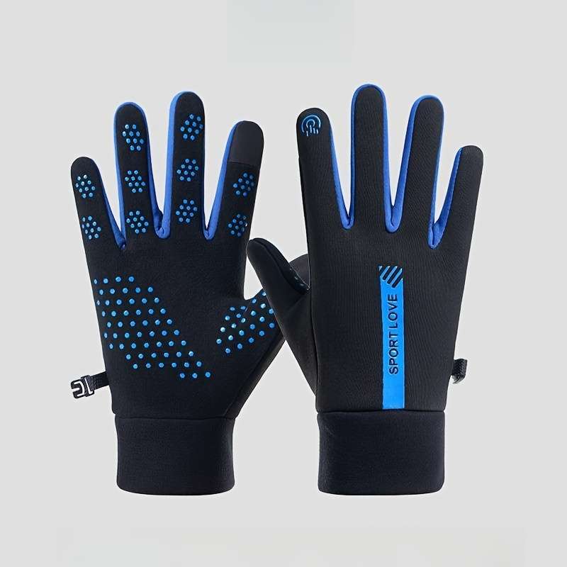 1 Pair Purple Outdoor Sports Gloves