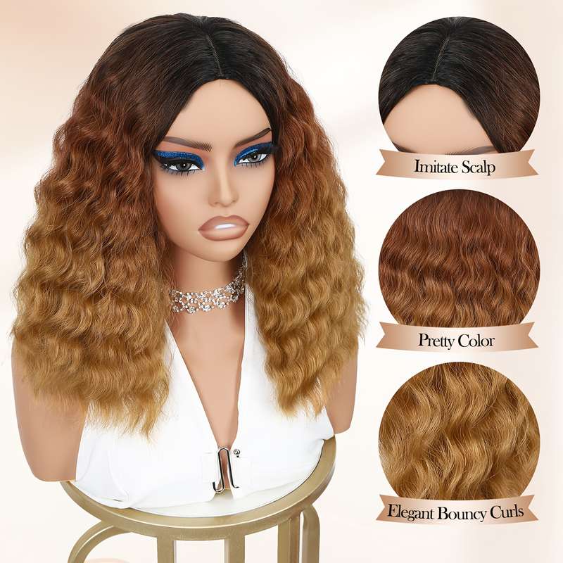 1Pc Style1 35.56cm Fashion Design Wig