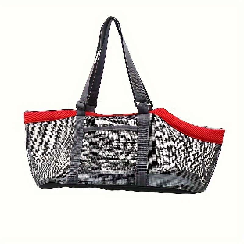 1pc Gray Red Pet Bag