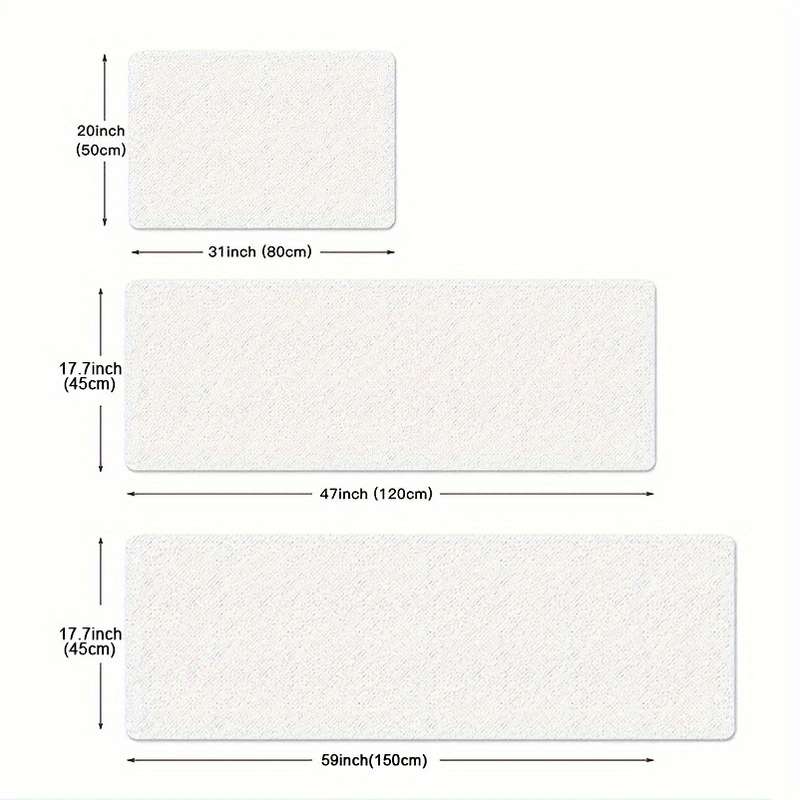 1Pc 17.7x59inch 45x150cm Floor Mat