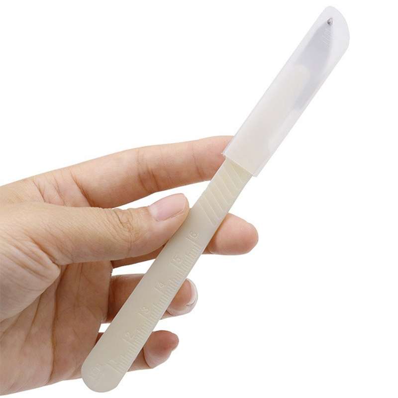 1pc Stainless Steel Bread Knife with Serrated Edge Perfect for Baking Carbon Steel Blade Food-S