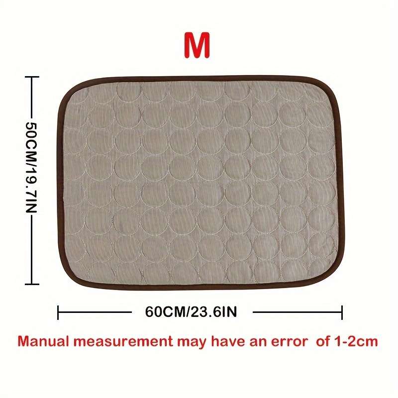1piece Gray Viscose Mat Cooling Pad