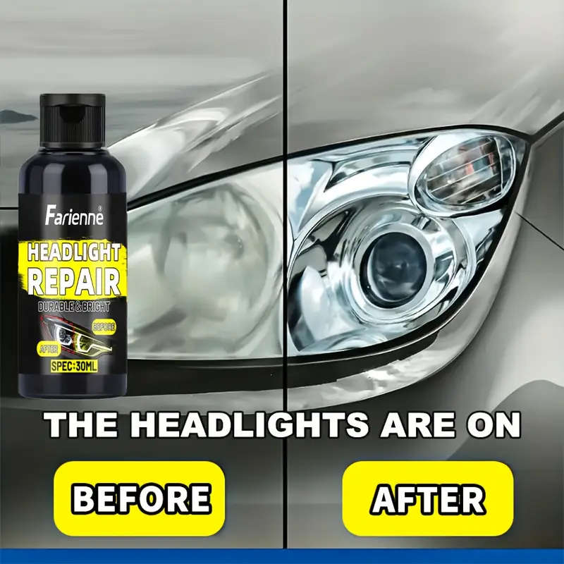1pc Headlight Restore and Protect Cream Removes Yellowing and Dullness Restores Brightness and Clari
