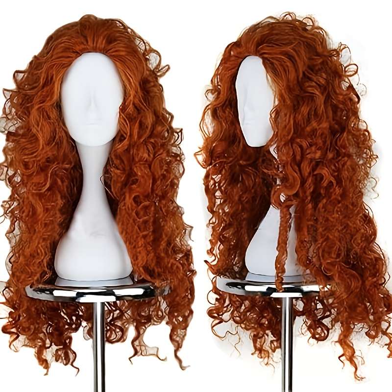 1Pc Dark Brown 66.04cm Fashion Design Wig