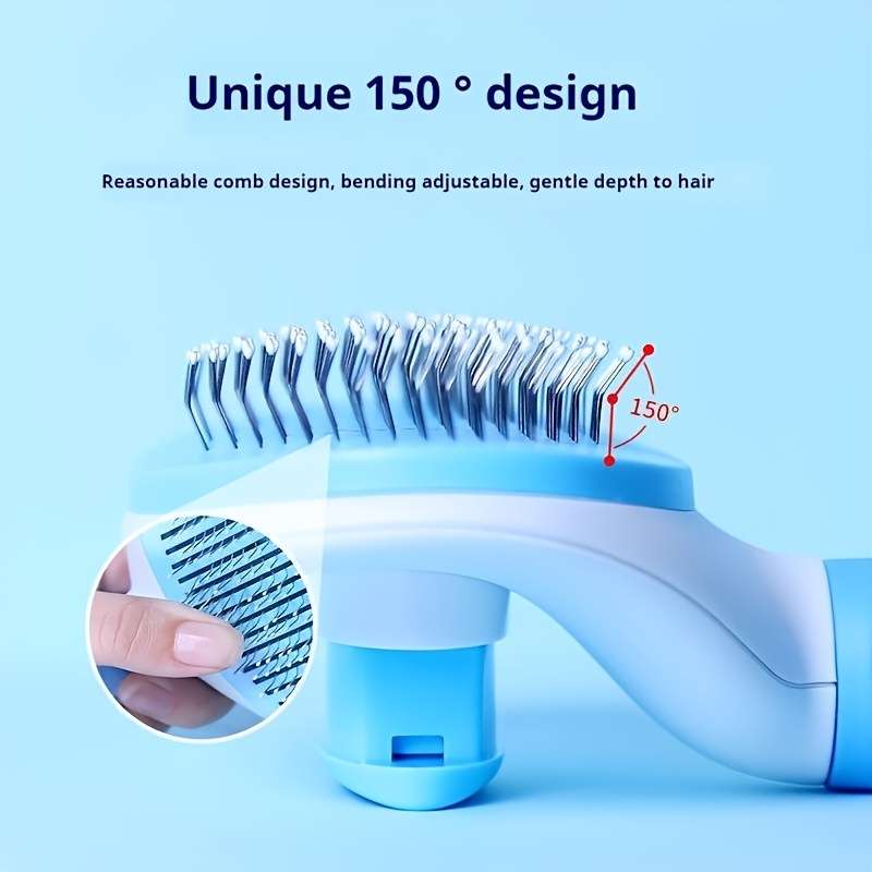 1pc Blue Pet Comb
