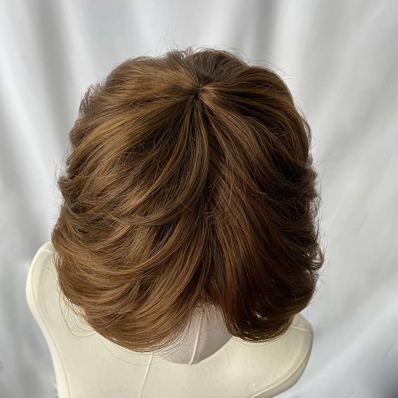 1Pc Black 15.24cm Fashion Design Wig