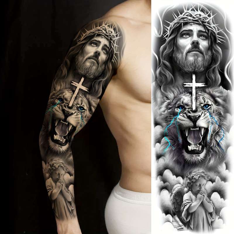 1 Sheet Jesus Christian Themed Stickers