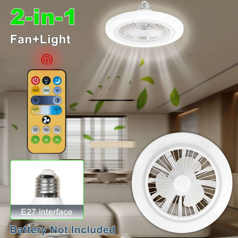 Ceiling Fan Light With Remote Control