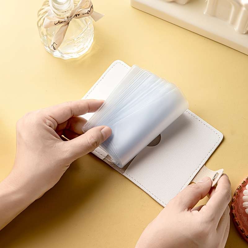 1pc Ladies' Credit Card Holder with Multiple Slots a Stylish And Spacious Wallet for Cards Compac