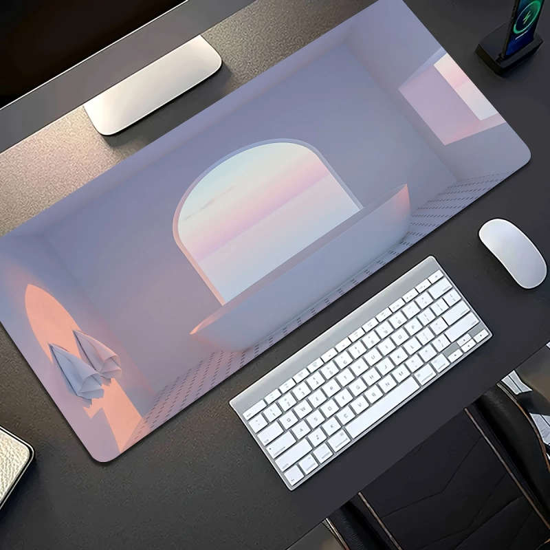 1pc 30x60cm Ocean View Gaming Mouse Pad Ergonomic Non-Slip Rubber Desk Mat