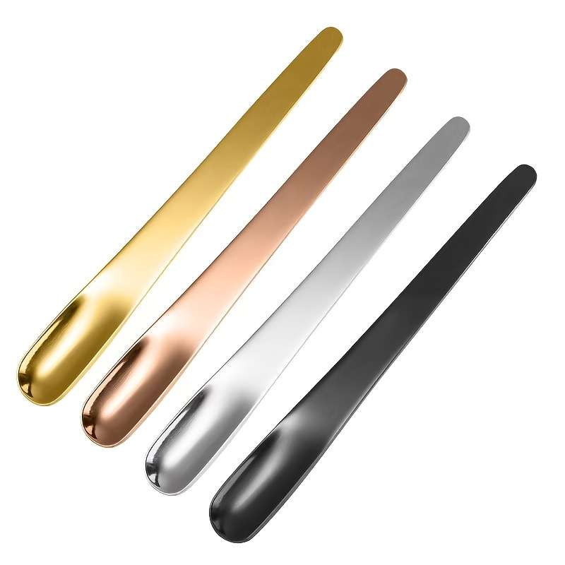 6pcs High Quality Stainless Steel Yogurt Spoon 12.29cm Cocktail Stirring Spoon Mini Ice Cream S