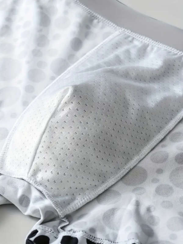4pcs Men's Boxer Briefs Size L Breathable Stretchy Quick-Dry Casual Sports Shorts