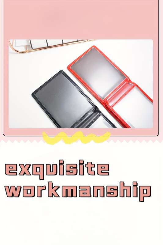 1pc Disney Mickey Minnie Mouse Card Holder C Black Red Design Compact Drivers License Credi