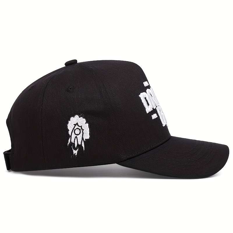 1pc Big Dream Embroidered Baseball Cap for Men And Women Outdoor Sunshade Casual Duckbill Hat Am