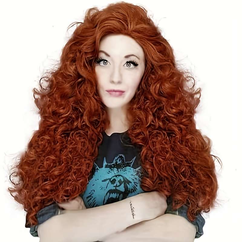 1Pc Dark Brown 66.04cm Fashion Design Wig