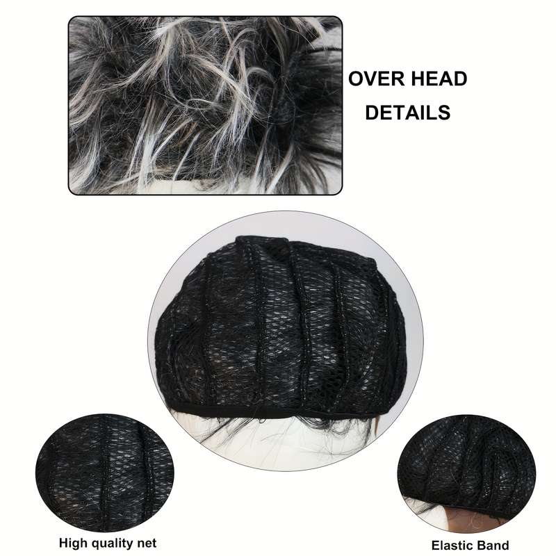 1Pc Mixed Color 20.32cm Fashion Design Wig